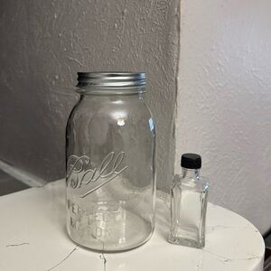 Glass Jar and Bottle Set